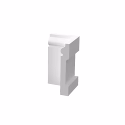 Угол внутренний для плинтуса под покраску Decor-Dizayn DD005/U1 79 мм