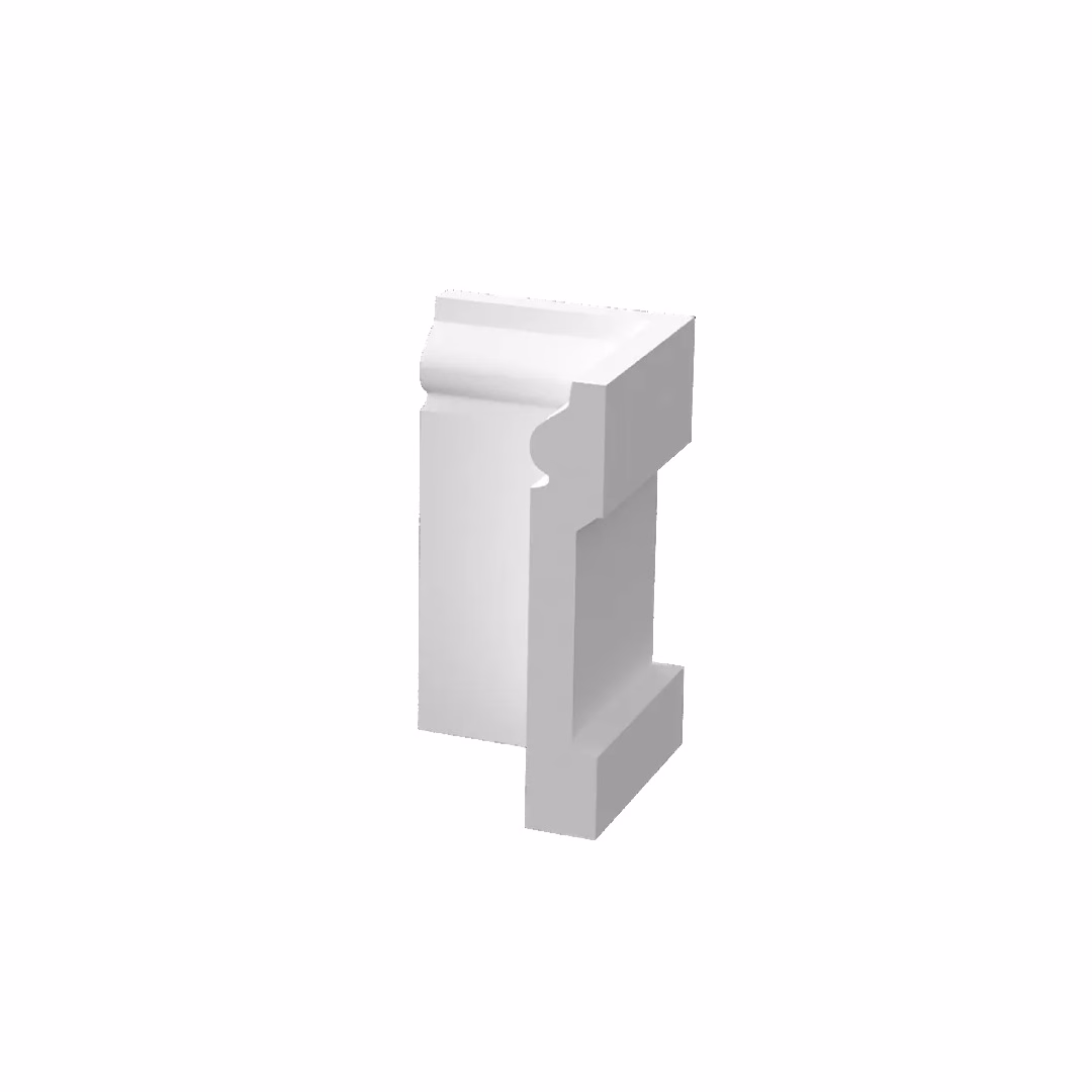 Угол внутренний для плинтуса под покраску Decor-Dizayn DD005/U1 79 мм