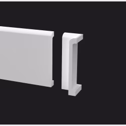 Угол внутренний для плинтуса под покраску Decor-Dizayn DD707/U1 100 мм