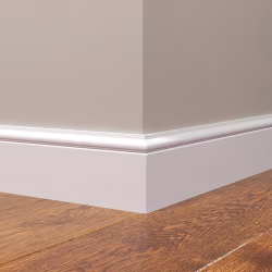Угол внешний для плинтуса под покраску Decor-Dizayn DD005/U2 79 мм