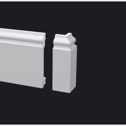 Угол внешний для плинтуса под покраску Decor-Dizayn DD701/U2 100 мм