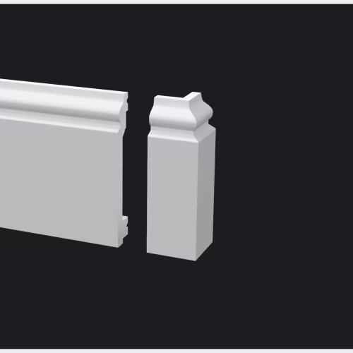 Угол внешний для плинтуса под покраску Decor-Dizayn DD701/U2 100 мм