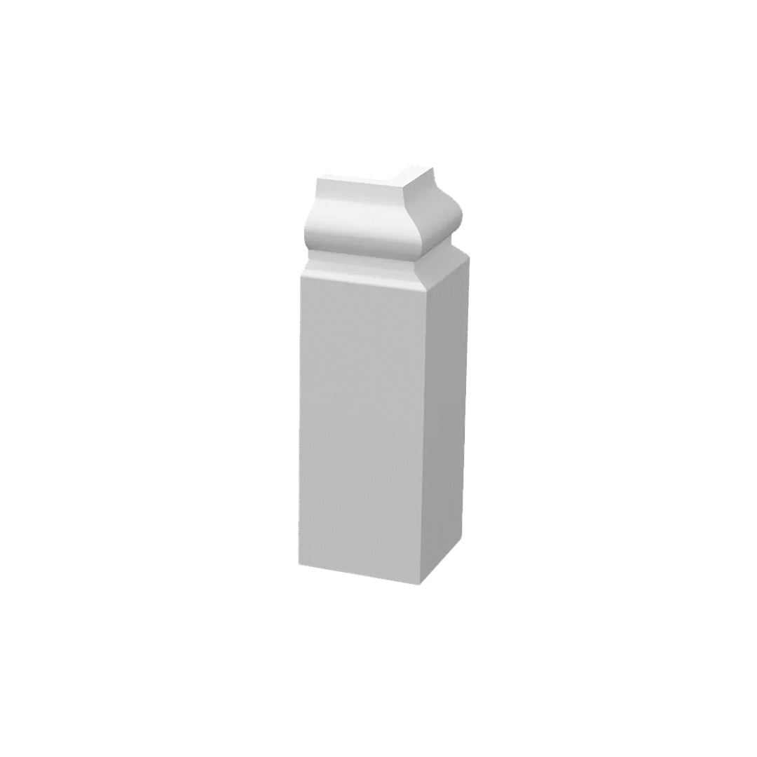 Угол внешний для плинтуса под покраску Decor-Dizayn DD701/U2 100 мм
