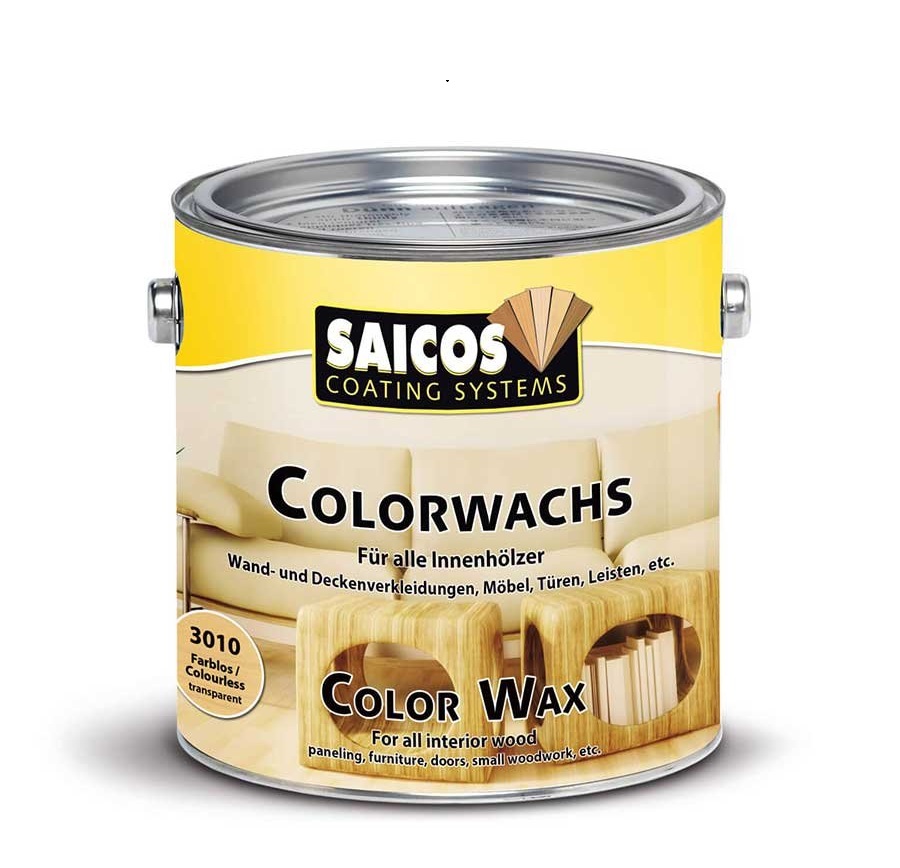 Воск для дерева Saicos Colorwachs Classic цвет 3018 Груша 0,125 л