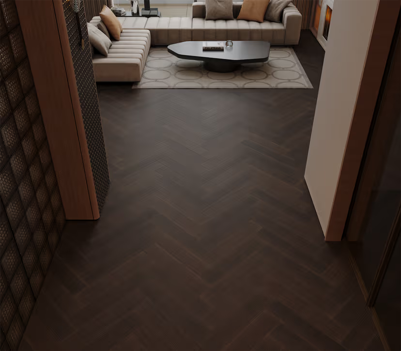 Композитная паркетная доска Alpine Floor Приоритет Паркет Дуб Безупречный ECO 30-1 венгерская елка 600×125×5,5