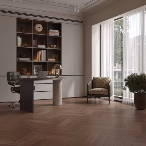 Композитная паркетная доска Alpine Floor Приоритет Паркет Дуб Редкий ECO 30-2 венгерская елка 600×125×5,5