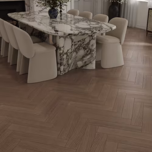 Композитная паркетная доска Alpine Floor Приоритет Паркет Дуб Элегантный ECO 30-5 венгерская елка 600×125×5,5
