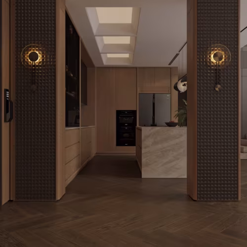Композитная паркетная доска Alpine Floor Приоритет Паркет Дуб Благородный ECO 30-7 венгерская елка 600×125×5,5