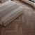Композитная паркетная доска Alpine Floor Приоритет Паркет Орех Натуральный ECO 30-9 венгерская елка 600×125×5,5 фото в интерьере