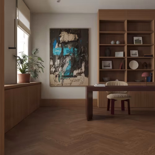 Композитная паркетная доска Alpine Floor Приоритет Паркет Дуб Изящный ECO 30-10 венгерская елка 600×125×5,5