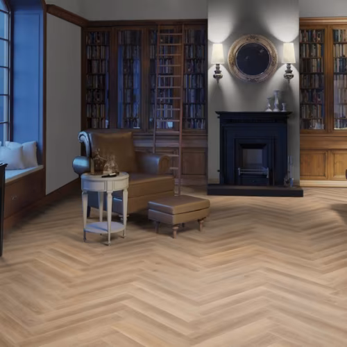 Кварцвиниловый SPC ламинат Tarkett Art Vinyl Ambient House Emilia 257070012 венгерская елка 675×135×4,1
