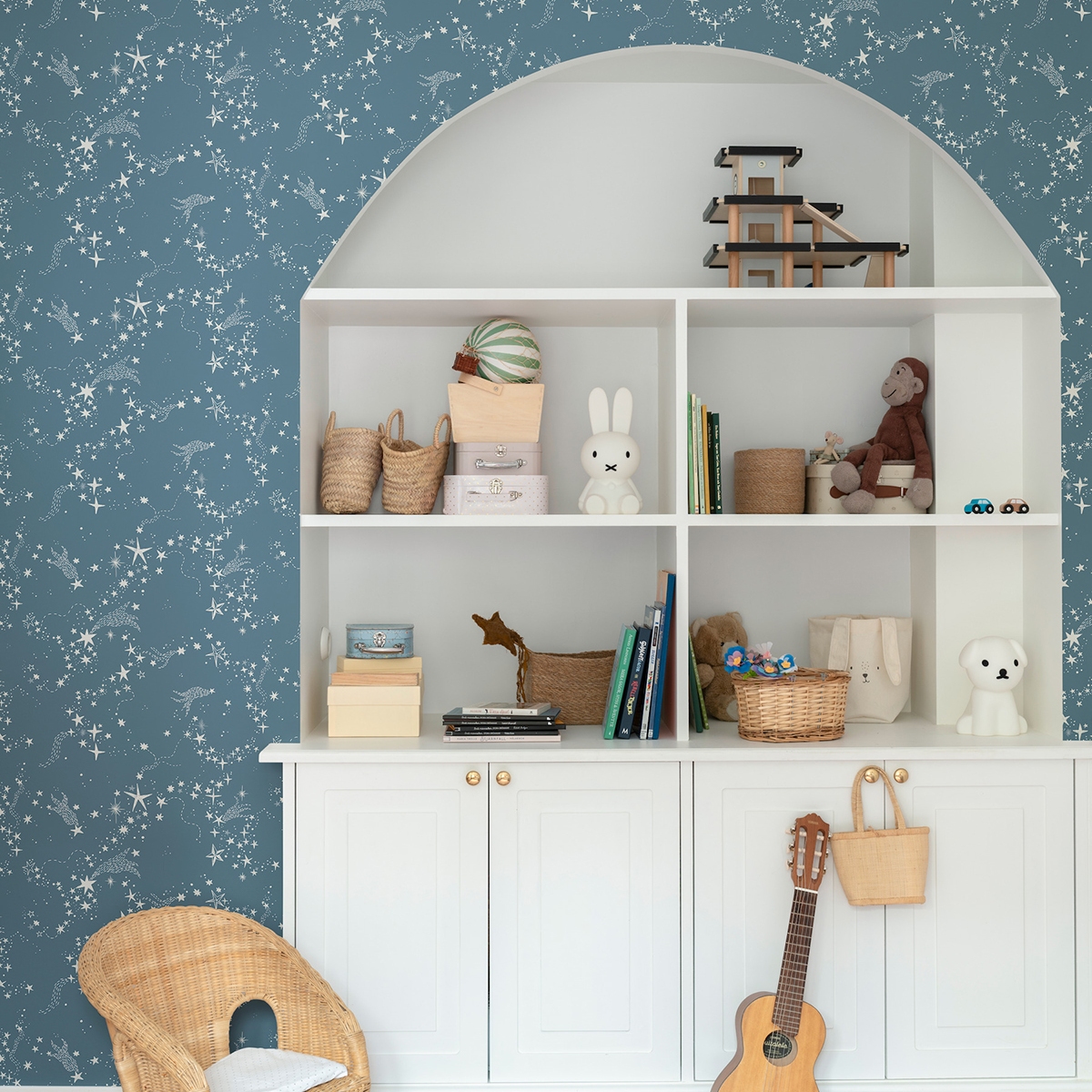 Обои York Daydream Stjarnhimmel MB29024 10,06×0,53 фото в интерьере
