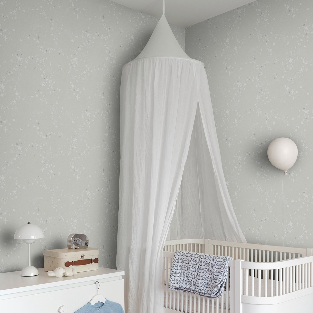 Обои York Daydream Stjarnhimmel MB29019 10,06×0,53 фото в интерьере