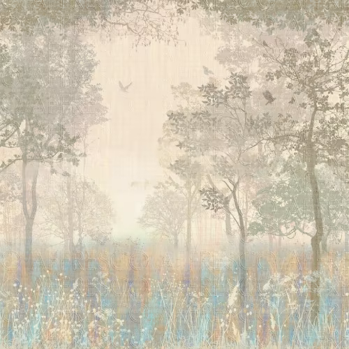 Фреска Affresco Ботаника Лес ID135988