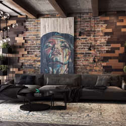 Стеновая панель под покраску Decoplume Кабанчики Основа 3 DP108 297×99×10