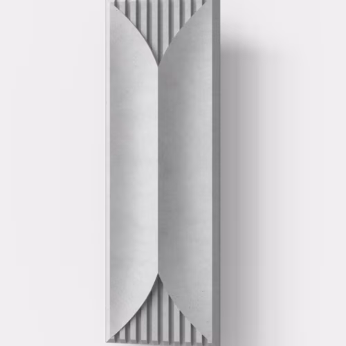 Стеновая панель под покраску Decoplume Кабанчики Бабочка 1 SDP110 slim 297×99×12