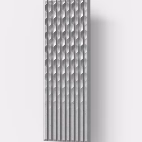 Стеновая панель под покраску Decoplume Кабанчики Хани 1 SDP112 slim 297×99×5