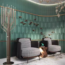 Стеновая панель под покраску Decoplume Кабанчики Хани 1 DP112 297×99×10