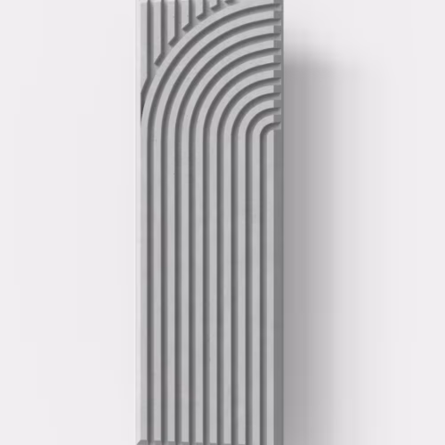 Стеновая панель под покраску Decoplume Кабанчики Волна 2 SDP117 slim 297×99×5