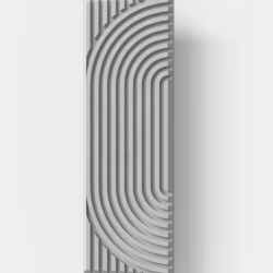 Стеновая панель под покраску Decoplume Кабанчики Волна 3 DP118 297×99×10