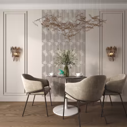 Стеновая панель под покраску Decoplume Кабанчики Волна 3 DP118 297×99×10