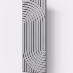 Стеновая панель под покраску Decoplume Кабанчики Волна 4 SDP119 slim 297×99×5