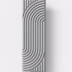 Стеновая панель под покраску Decoplume Кабанчики Волна 5 DP120 297×99×10