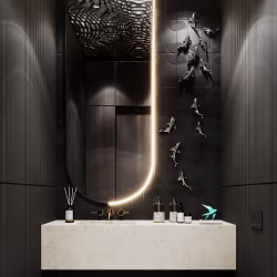 Стеновая панель под покраску Decoplume Кабанчики Волна 6 DP121 297×99×10