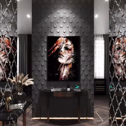 Стеновая панель под покраску Decoplume Перья Перо Прайм 1 DP131 297×79×12