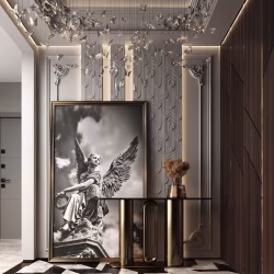 Стеновая панель под покраску Decoplume Перья Перо Прайм 4 DP134 297×79×12