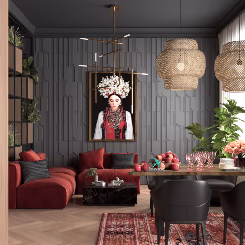 Стеновая панель под покраску Decoplume ТаДиМи 7 DP157 297×99×5