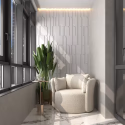 Стеновая панель под покраску Decoplume ТаДиМи 8 DP158 297×99×5