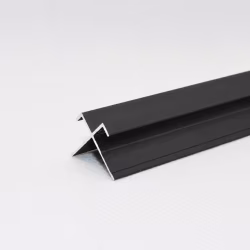 Профиль алюминиевый угловой внешний Bamstek 5501 Black черный 3000×20×20