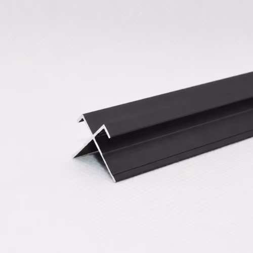 Профиль алюминиевый угловой внешний Bamstek 5501 Black черный 3000×20×20