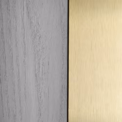 Плинтус алюминиевый Bamstek Бронзовый 5507 Bronze 3000×47×6