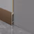 Плинтус алюминиевый Bamstek Бронзовый 5507 Bronze 3000×47×6