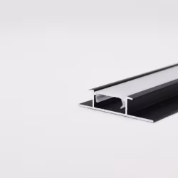 Профиль алюминиевый соединительный с подсветкой Bamstek 5512 Black черный 3000×32×8