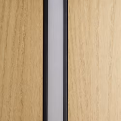 Профиль алюминиевый соединительный с подсветкой Bamstek 5512 Black черный 3000×32×8