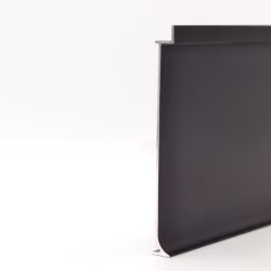 Плинтус алюминиевый Bamstek Черный TJ60 Black 3000×60×6,3