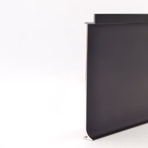 Плинтус алюминиевый Bamstek Черный TJ60 Black 3000×60×6,3