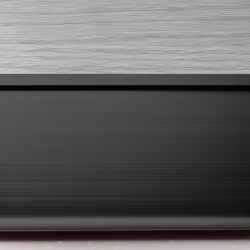 Плинтус алюминиевый Bamstek Черный TJ60 Black 3000×60×6,3