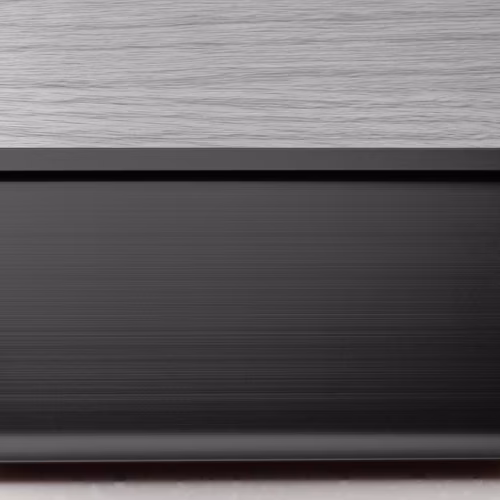 Плинтус алюминиевый Bamstek Черный TJ60 Black 3000×60×6,3