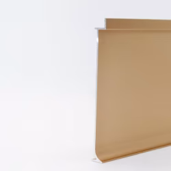 Плинтус алюминиевый Bamstek Бронзовый TJ60 Bronze 3000×60×6,3