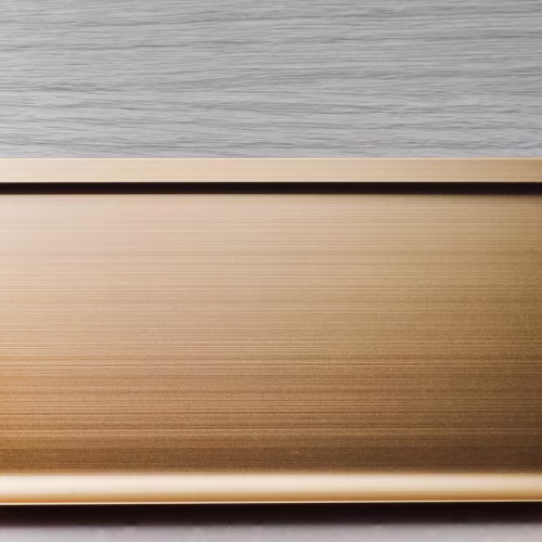 Плинтус алюминиевый Bamstek Бронзовый TJ60 Bronze 3000×60×6,3