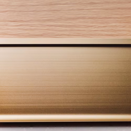 Плинтус алюминиевый Bamstek Бронзовый TJ60 Bronze 3000×60×6,3
