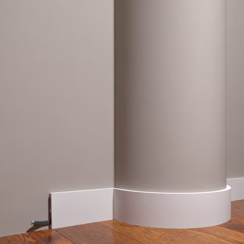 Плинтус под покраску гибкий Decor-Dizayn Грани DD707F 2000×100×13