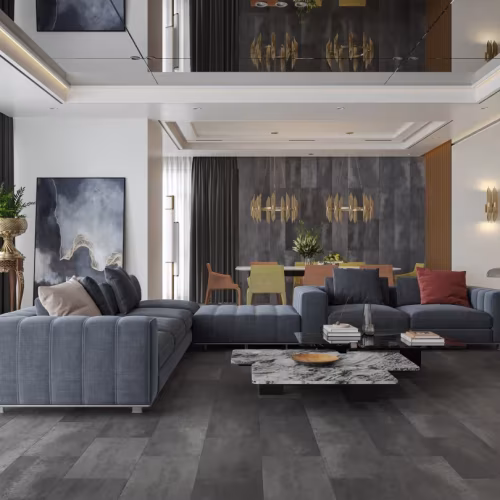Ламинат Alpine Floor Каменное настроение Премиальный бетон Concrete Taupe LF402-03 600×298×12