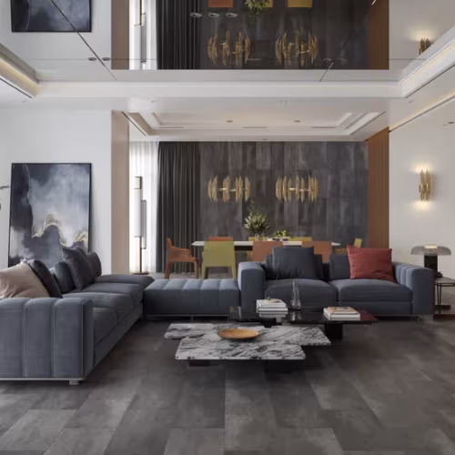 Ламинат Alpine Floor Каменное настроение Премиальный бетон Concrete Taupe LF402-03 600×298×12