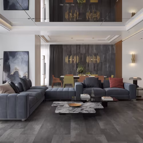 Ламинат Alpine Floor Каменное настроение Премиальный бетон Concrete Taupe LF402-03 600×298×12