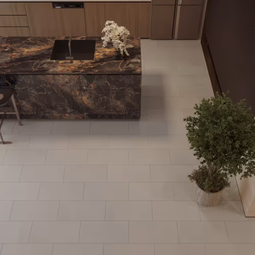 Ламинат Alpine Floor Каменное настроение Бежевый травертин Travertine Beige LF402-11 600×298×12